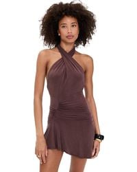 Peachy Den - Kylie Halter Knot Dress - Lyst