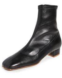 BY FAR - Este 25mm Square Toe Ankle Boots - Lyst