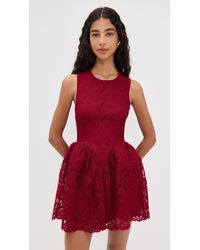Bardot Clarina Lace Mini Dress in Yellow | Lyst