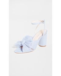 camellia bow heel with ankle strap pink