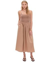 Le Bos - Alix Mixed Fabric Tank Dress - Lyst