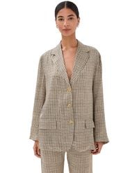 Acne Studios - Check Fluid Blazer - Lyst