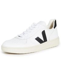 Veja - V-10 Leather Sneakers - Lyst