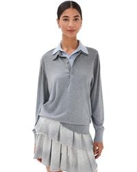 Acne Studios - Silky Wool V-Neck Sweater - Lyst