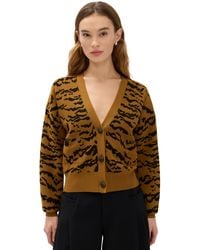 Essentiel Antwerp - Icali Zebra Cardigan - Lyst