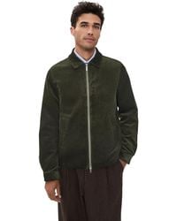 Les Deux - Corduroy Zipper Coach Jacket - Lyst