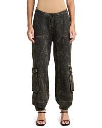 Lioness - Lione Riot Convertible Jean Wahed Chocolate - Lyst
