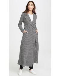 Harris Wharf London Long Duster Coat - Black