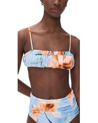 MINKPINK - Sunspell Ruched Bikini Top - Lyst