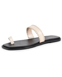 Kaanas - Pirita Toe Ring Sandals With Stitching Details - Lyst