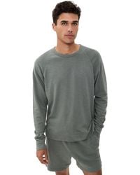 Onia - Slub Terry Crewneck Sweater - Lyst