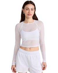 Beyond Yoga - How Off Eh Ong Eeve Cropped Top - Lyst