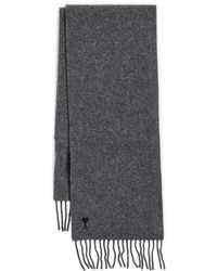 Ami Paris - Wool Scarf - Lyst