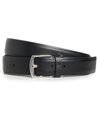 Ferragamo - Square Buckle Reversible Leather Belt - Lyst