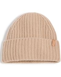 Vince - Boiled Cashmere Chunky Cardigan Knit Beanie - Lyst