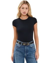 Commando - Butter Luxe Cap Sleeve Thong Bodysuit - Lyst