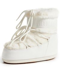 Moon Boot - Icon Low Faux Fur Boots - Lyst