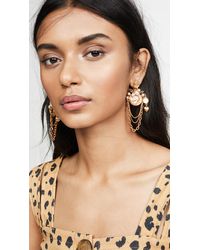 Oscar de la Renta Coin & Charm Earrings - Multicolor