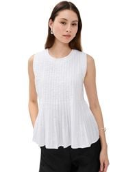 MEIMEIJ - Mini Pleats Sleeveless Top - Lyst