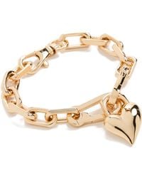 Jenny Bird - Padlock Heart Chain Bracelet - Lyst