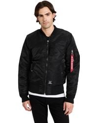Alpha Industries - Apha Industries Ma-1 Mod Bomber Fight Jacket Back - Lyst