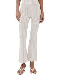 Rosetta Getty - Pull On Cropped Flare Pants - Lyst