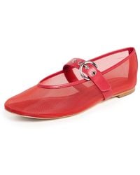 Reformation - Exclusive Bethany Mesh Ballet Flats - Lyst
