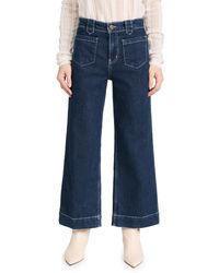 FRAME - Utility Relaxed Straight Jeans - Lyst