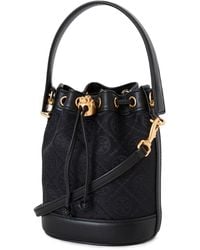 Tory Burch - Mini T Monogram Bucket Bag - Lyst
