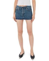 Wardrobe NYC - Wardrobe. Nyc Denim Micro Mini Skirt - Lyst