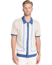 Wax London - Tellaro Knit Shirt - Lyst