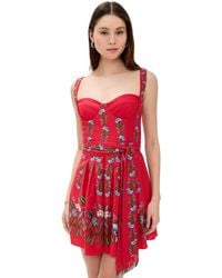 FARM Rio - Sweet Bloom Bouquet Mini Dress - Lyst