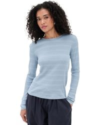 Vince - Striped Crew Top - Lyst
