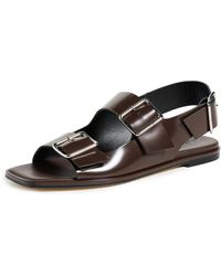 Aeyde - Tekla Polido Calf Leather Sandals - Lyst
