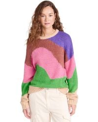 Kitri - Darina Colourblock Oversized Knit Sweater - Lyst
