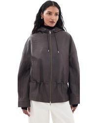STAUD - Gondola Lambskin Leather Jacket - Lyst