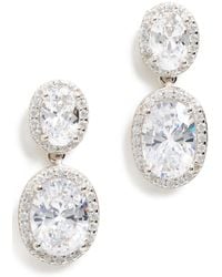 Shashi - Halo Drop Earring - Lyst