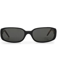 CASABLANCA - Oval Stripe Acetate Sunglasses - Lyst