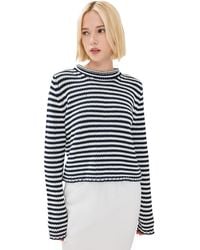 La Ligne - Fine Stripe Mini Marina Sweater - Lyst