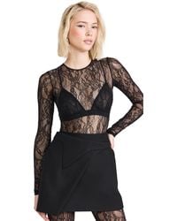 Wardrobe NYC - Wardrobe. Nyc Lace Thong Bodysuit - Lyst