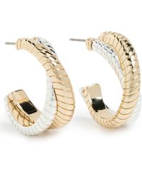 Roxanne Assoulin - The Double Cobra Hoops - Lyst