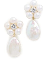 Shashi - Daisy Drop Earrings - Lyst