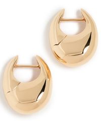 Annika Inez - Large Sloping Hinge Hoops - Lyst
