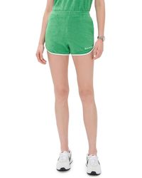 Sporty & Rich - Italic Logo Terry Shorts - Lyst