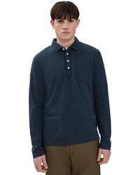 Billy Reid - Long Sleeve Pensacola Polo - Lyst