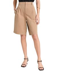 Vince - Washed Cotton Shorts - Lyst