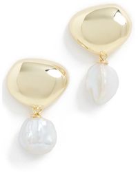 Shashi - Serena Pearl Drop Earrings - Lyst