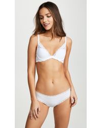 Natori Feathers Plunge Contour Bra - White