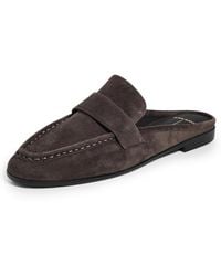 Black Suede Studio - Gabby Loafers - Lyst