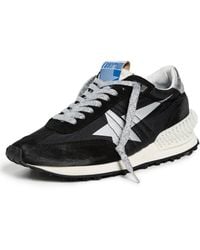 Golden Goose - Running Marathon Nylon Upper Suede Toe And Spur Printed Star Laminated Heel Sneakers - Lyst